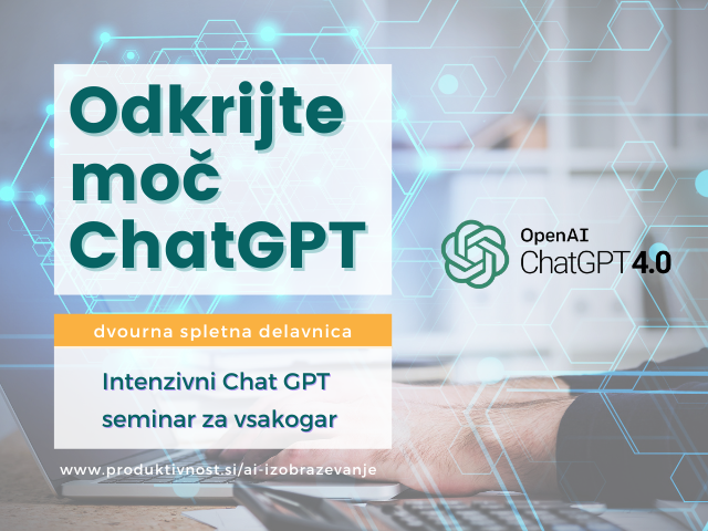 Seminar - odkrijte moč ChatGPT